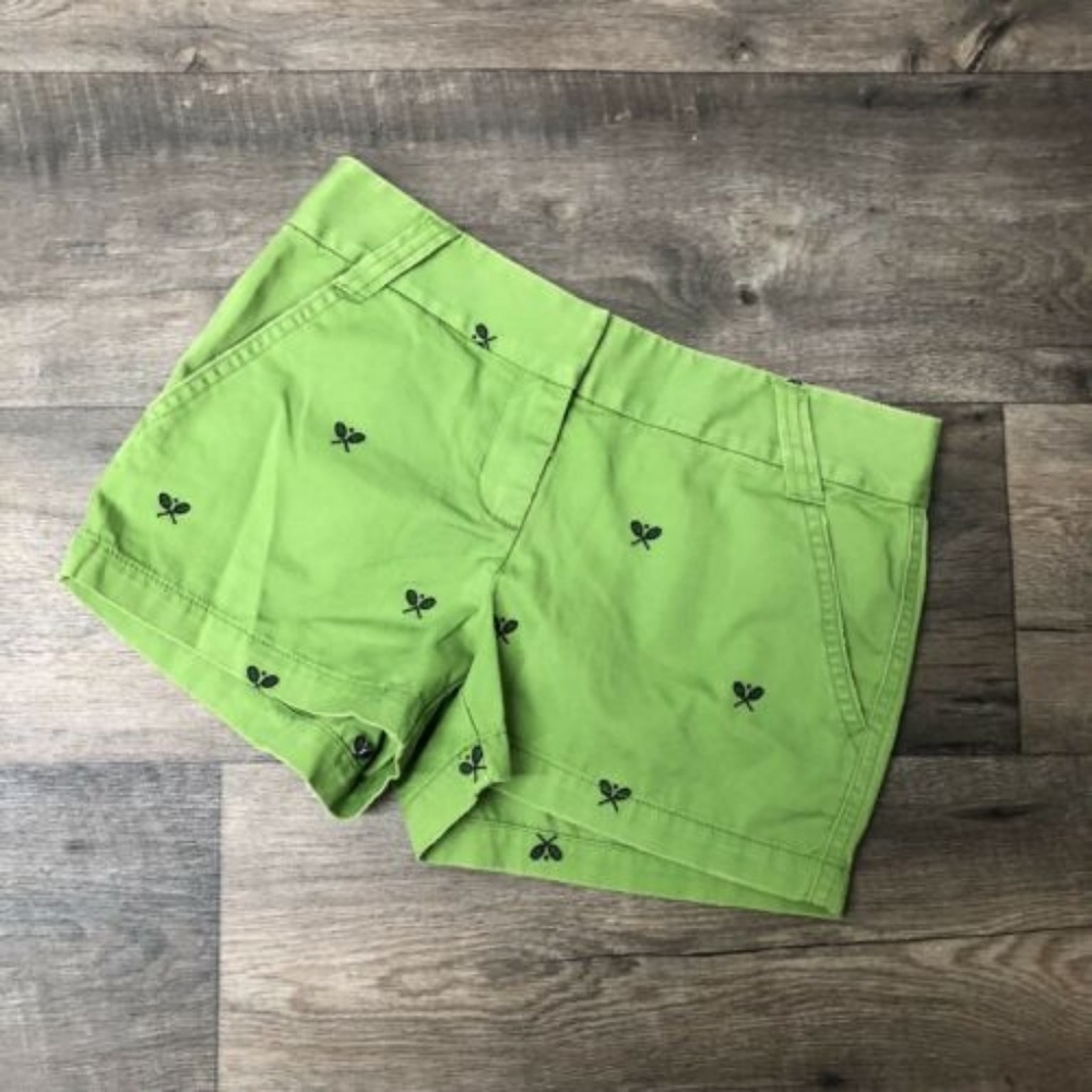 J Crew Embroidered Shorts